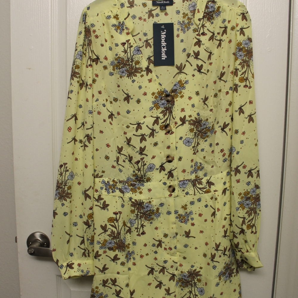 Modcloth Floral Romper